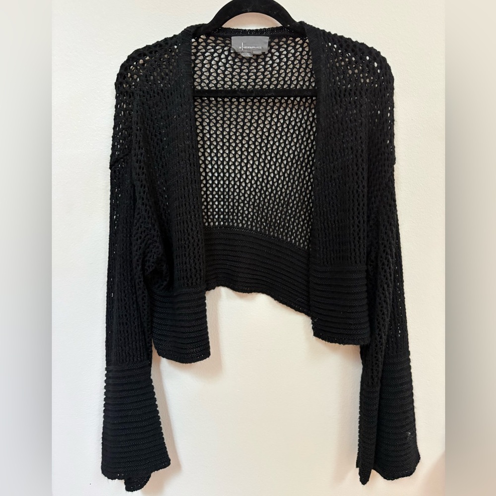 Boho, black Anthropologie sweater (one size)